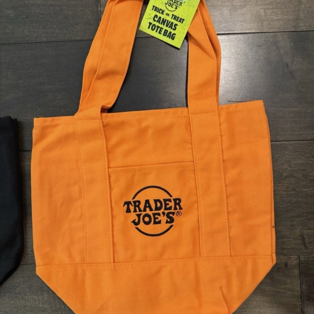 Trader Joe’s mini tote orange